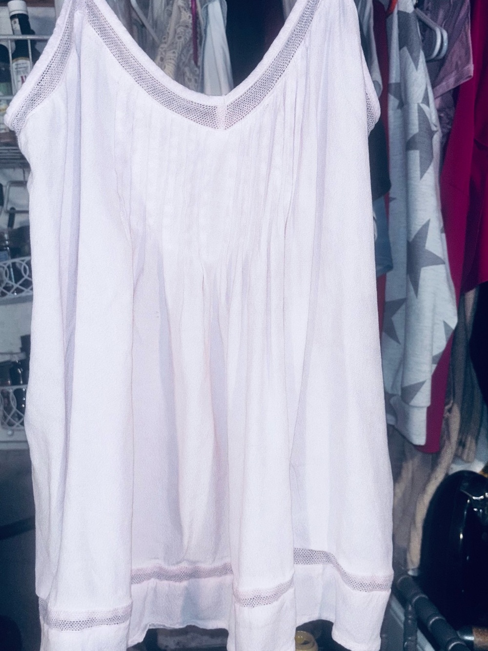 GAP Light Pink V-Neck Sleeveless Cotton Camisole